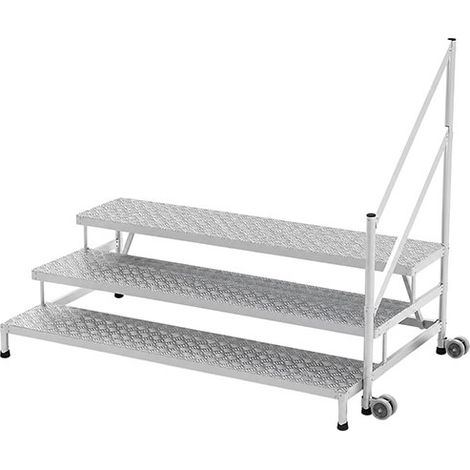Montagetritt  3 Stufen - Maximale Arbeitshöhe 2.70m - Breite 2.15m - MP3-200-RLGCD (1/5)