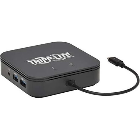 Thunderbolt 3 Dock, Dual Display - 8K DisplayPort, 4K HDMI, USB 3.1 Gen 2, USB-A Hub, GbE, 60W PD of Charging, Schwarz