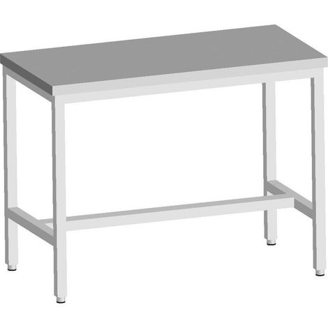 Table Inox Soudée Centrale 1200X600X850 MM - L2G - F-STC126