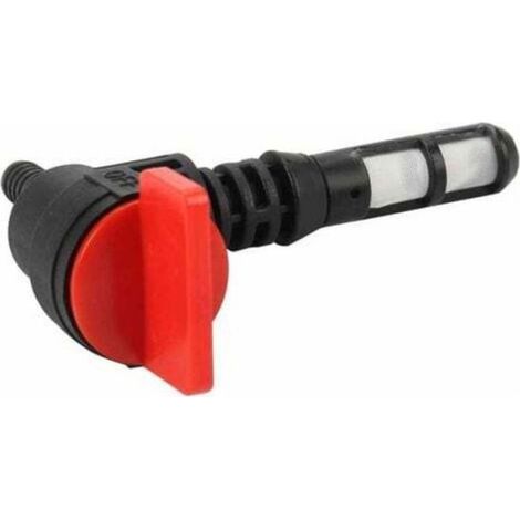 Robinet essence compatible avec briggs stratton 192980GS, 208961 on off 90° avec joint caoutchouc tondeuse tracteur (1/3)
