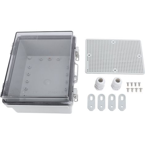 Boîte de jonction électrique, couvercle transparent, résistant à l'eau IP67, pour alimentation électronique, équipement Satellite (1/5)