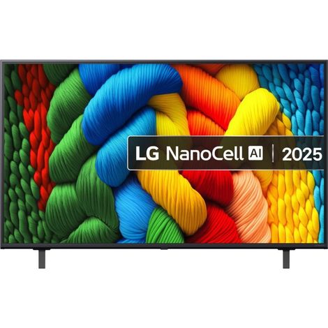 Televisor LG 50" 4K Ultra HD 3840 x 2160 píxeles Pantalla plana 16:9 NanoCell 50NANO80A6B (1/5)