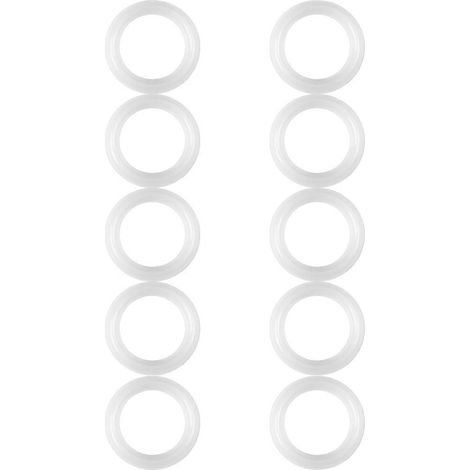 10 Stück/Set 1,5" Hygiene-Klemmring-Dichtungsring mit Silikondichtung