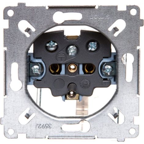 Simon 54 Enchufe individual con/con mecanismo 16A 250V SGZ1M