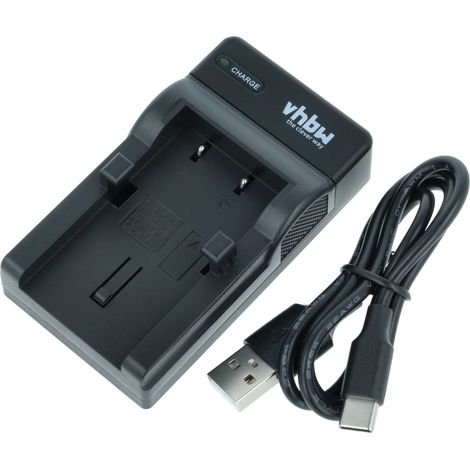 vhbw USB-C Ladegerät kompatibel mit Olympus FE-200, IR-500 Kamera - Ladeschale + USB-C Kabel Ladeanzeige (1/5)