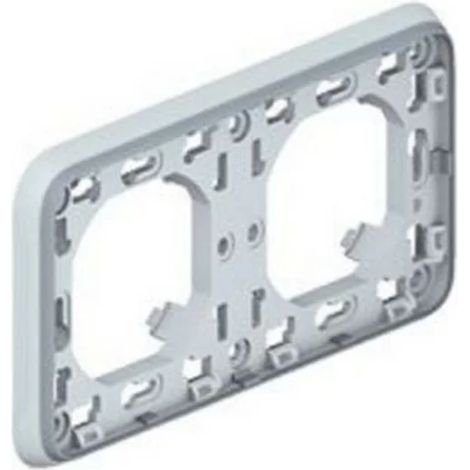 Legrand 069683 - Plate support - for gray modular Prog Plexo recessed - 2 horizontal positions