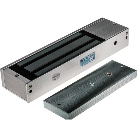 Rs Pro – Aimant de porte pour contrôle d'accès – Tenue à l'arrachement 1200 lb – Alimentation 12V/24V DC – Simple porte - 1200lb (1/5)