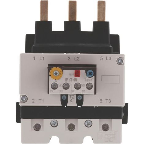 Eaton Relé de protección del motor, ZB150, Ir= 50 - 70 A, 1 NA, 1 NC, montaje directo, IP00, 278463