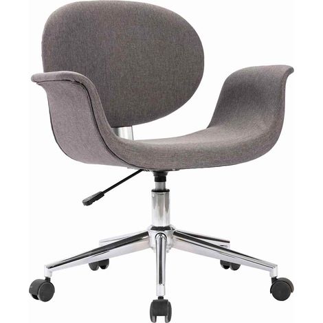 Maison Exclusive - Bürostuhl Drehbar Grau Stoff (1/5)
