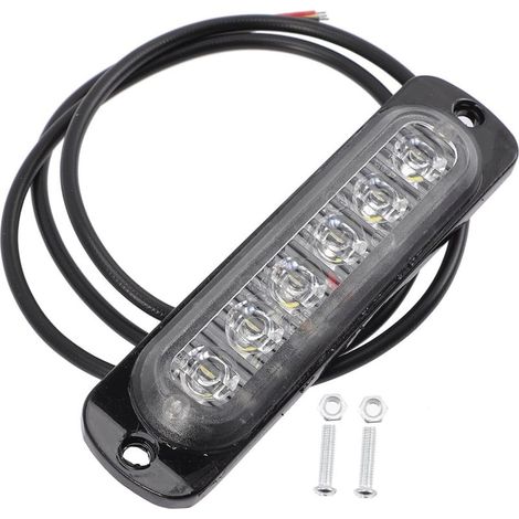 Vaguelly Feux Stroboscopiques pour Véhicules 6 Leds Automatiques (1/5)