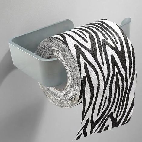 (Gris clair) Porte-essuie-tout adhésif pour la cuisine, distributeur de papier toilette, rangement pour armoire, porte-serviettes, accessoires de salle de bain (1/5)