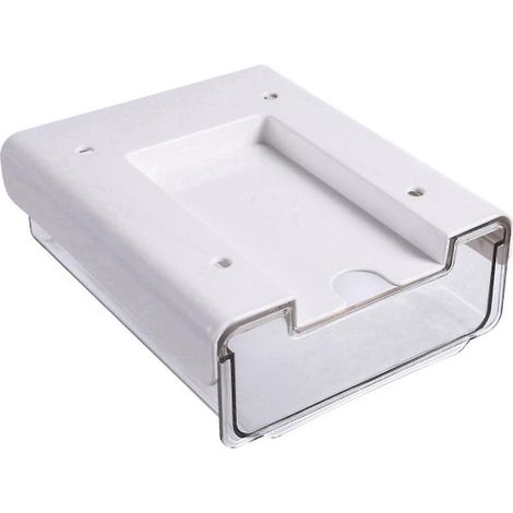 Plateau coulissant transparent en plastique sous tiroir de bureau, design pour tiroir sous bureau (1/5)