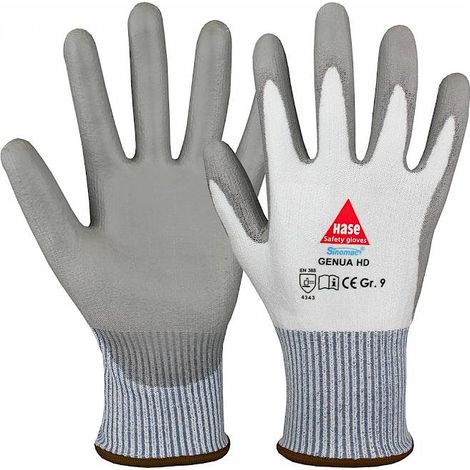 Hase Schnittschutzhandschuhe Genua HD Größe 6, Dyneema 10 Stk (1/2)