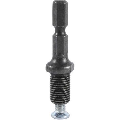 Adaptateur de mandrin pour perceuse à percussion électrique à tige hexagonale, filetage 3/8"-24UNF avec vis