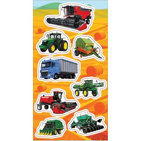 Autocollants pour machines agricoles