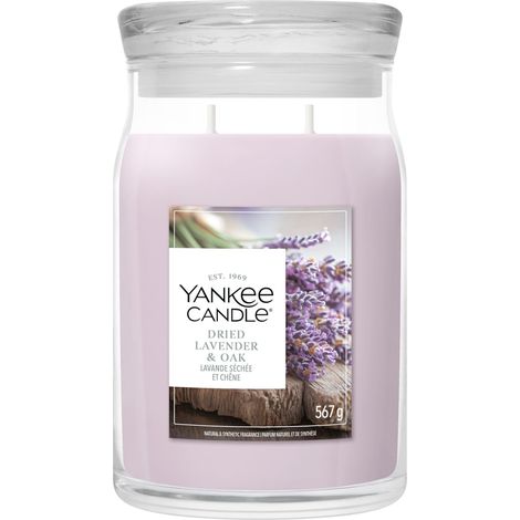 YANKEE CANDLE, GRAND JARA SIGNATURES, DRIED LAVENDER & OAK 2671949E