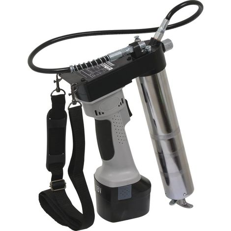 Sodise – Pompe à graisse 18V avec batterie Ni-Mh 1,3Ah – Débit 70 g/min – Pression max 550 bar – Pistolet extrudeur pour cartouches (1/10)