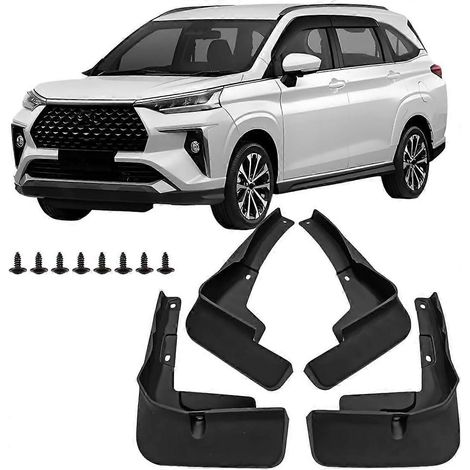Bavettes de protection anti-éclaboussures compatibles avec Toyota Veloz 2021-2025, accessoires de protection avant et arrière, kit de 4 pièces (1/3)