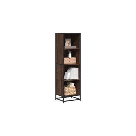 Bibliothèque chêne marron 40x35x139 bois d'ingénierie (1/5)