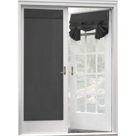 Verdunkelungsvorhang – Wärmedämmender Vorhang für Fenstertüren – 66 x 173 cm – Burgunderrot – 1 Stück (1/5)