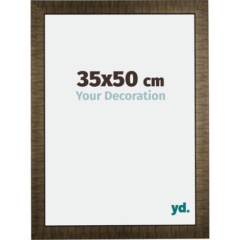 yd. - Cadre photo 35x50 - Champagne Brosse - Bois - Leeds (1/5)