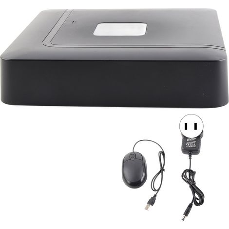 Enregistreur vidéo 4 canaux 5-en-1 AHd CVI/TVI/DVR NVR, sécurité CCTV en temps réel, 100-240V, prise US (1/5)
