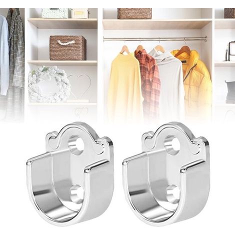 Dailygoods - Soporte para tubo en forma de U - Soporte para perchero (1/5)