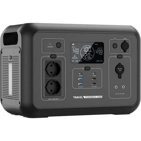 Estación de energía portátil Volt Polska TRAVEL POWERBOX 2400 (1200W) 1008Wh