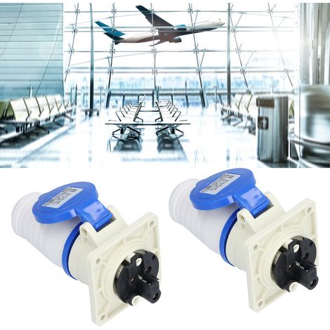 ZNG-013 ZNG-313 220-250 V Prise et fiche industrielles encastrées 3 broches 16 A monophasé 220 V Boîte de distribution Prise et fiche aviation encastrées 2P+E (1/5)