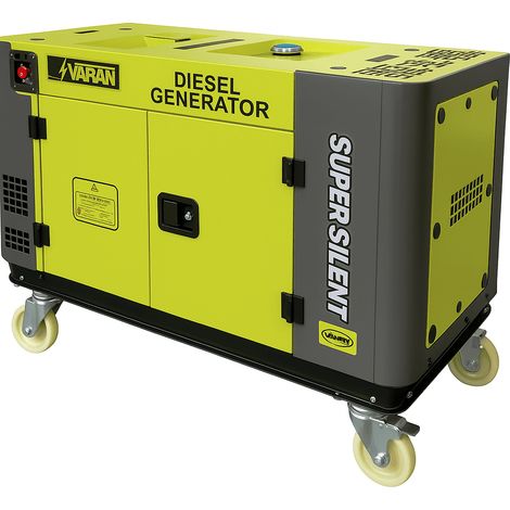 Varan Motors - 92694 Generatore diesel insonorizzato da 16 kVA, 230 V / 400 V, motore da 23 CV, 997 cc (1/5)