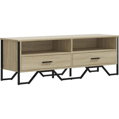 Maison Exclusive - TV-Schrank Sonoma-Eiche 122x34x41 cm Holzwerks