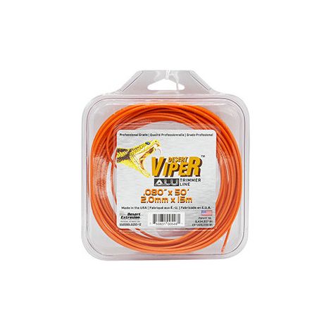 Fil Desert Viper Alu Rond ø2,0 X 15 M - Orange.