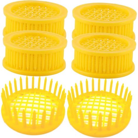 Lot de 10 cages à reines en plastique - Matériel apicole, Outils apicoles, Introduction aux cages à reines, Ruche. - AquaForge (1/5)