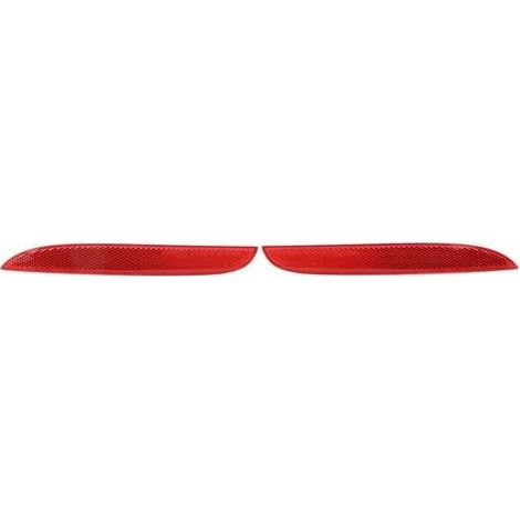 1 paire de réflecteurs de pare-chocs arrière 63142990863 Gauche Droite Rouge Feux arrière pour E84 X1 2010-2015 (1/5)