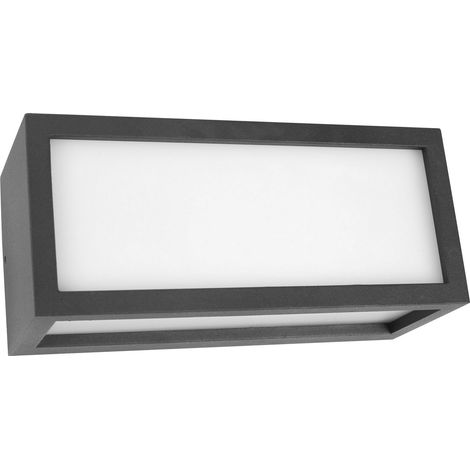 Applique led da parete a tre emissioni con griglia frontale mod. Vigo 3 colore antracite