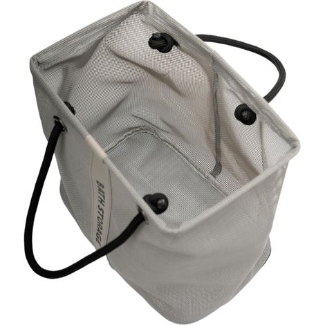 Organisateur de salle de bain, couleur grise, pour les accessoires d'hygiène et les articles du quotidien, pour une organisation pratique dans la maison.-AquaForge (1/5)