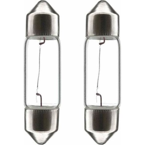 2x Ampoule navette 6V 3W 8x31mm SV7 universelle voiture éclairage lumière maison