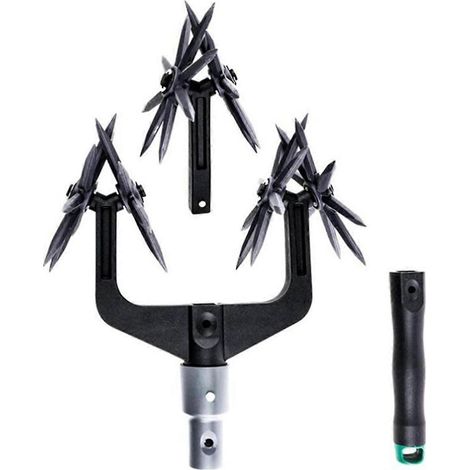 Ensemble motoculteur rotatif, motoculteur de jardin rotatif avec interrupteur-- (1/5)