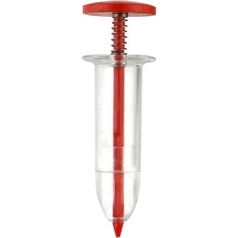 Distributeur De Graines - Semoir Manuel Compact 10 x 3,2 cm - Pour Semis Précis En Pot, Bac Ou Jardin - 1 Pièce (1/5)