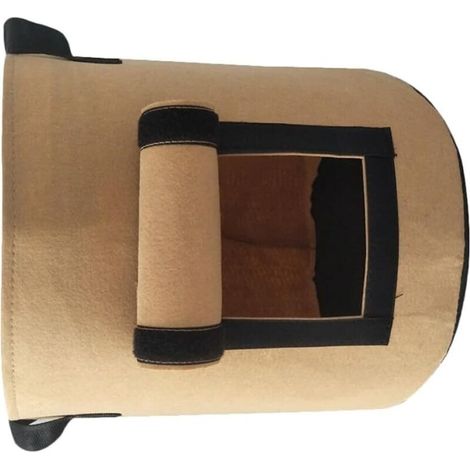 Lot de 1 Sachet de Plantation Kaki 10 Gallons en Tissu Non Tissé Respirant pour Culture de Patates Douces et Plantes, Paquet de Jardinage Solide et Perméable, pour Balcon et Potager (1/5)
