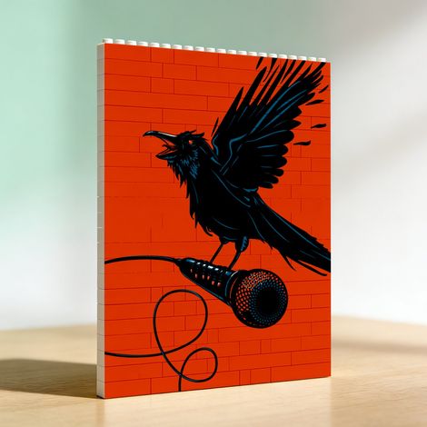 Cadre artistique en blocs pour adultes, cadeau pour la Saint‑Valentin et anniversaire (1/5)