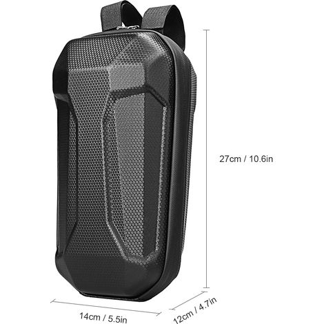 Sac de guidon de Scooter, coque rigide étanche, rangement EVA pour vélo pliant électrique (1/5)