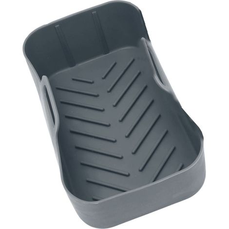 Set mit 2 grauen Silikonmatten für Ninja DZ201 Foodi 8QT Heißluftfritteuse, Doppelkörbe, Kochzubehör (1/5)