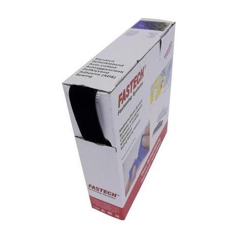 FASTECH B25-SKL02999910 PARTE DE TERCIOPELO (LXL) 10 MX 25 MM NEGRO 10 M