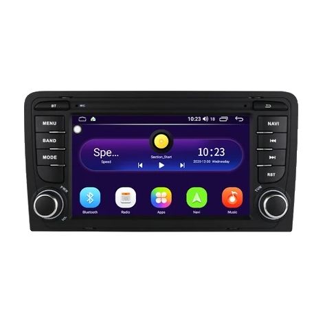 Lecteur multimédia de voiture Audi A3, Android 10, navigation GPS (1/2)