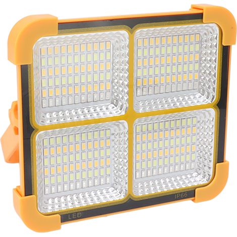Lampe solaire d'extérieur avec port USB, lampe magnétique RGB réglable pour jardin, terrasse et cour (1/5)
