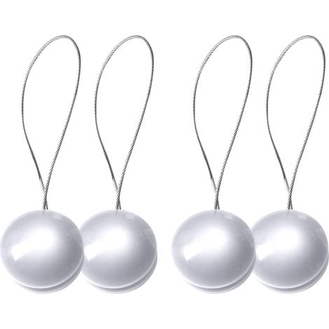 2 Paires Magnétique Embrasses à Rideaux Boucle de Rideau Attache de Rideau Aimantée, 13.8 Pouces Décorative Corde de Rideau Retenues Rideau pour Chambre, Salon, Décoration de Bureau (1/5)
