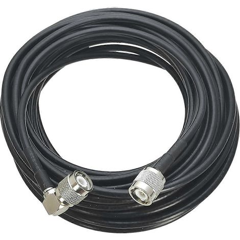 Câble RG58 avec connecteur coudé TNC mâle vers TNC mâle (1/5)