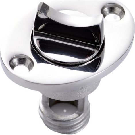 GDHZS- Bouchon de Vidange Bateau, Bouchon Marin Étanche en Acier Inoxydable 50mm avec Système Anti-Perte pour Drainage Efficace, pour Coque de Bateau (1/5)