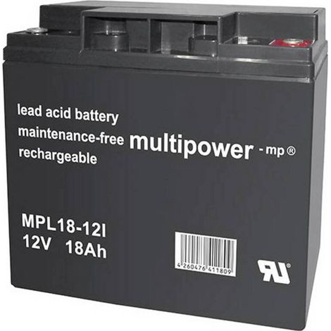 [NEUWERTIG] B-Ware Multipower Bleiakku Akku Speicher MPL18-12 blei-vlies agm wiederaufladbar